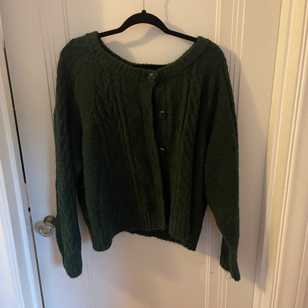 Old Navy Forest Green Cardigan
